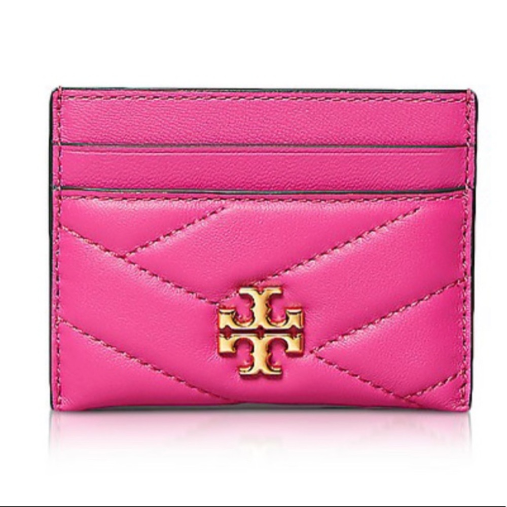 NWT Tory Burch Kira Chevron Card Case